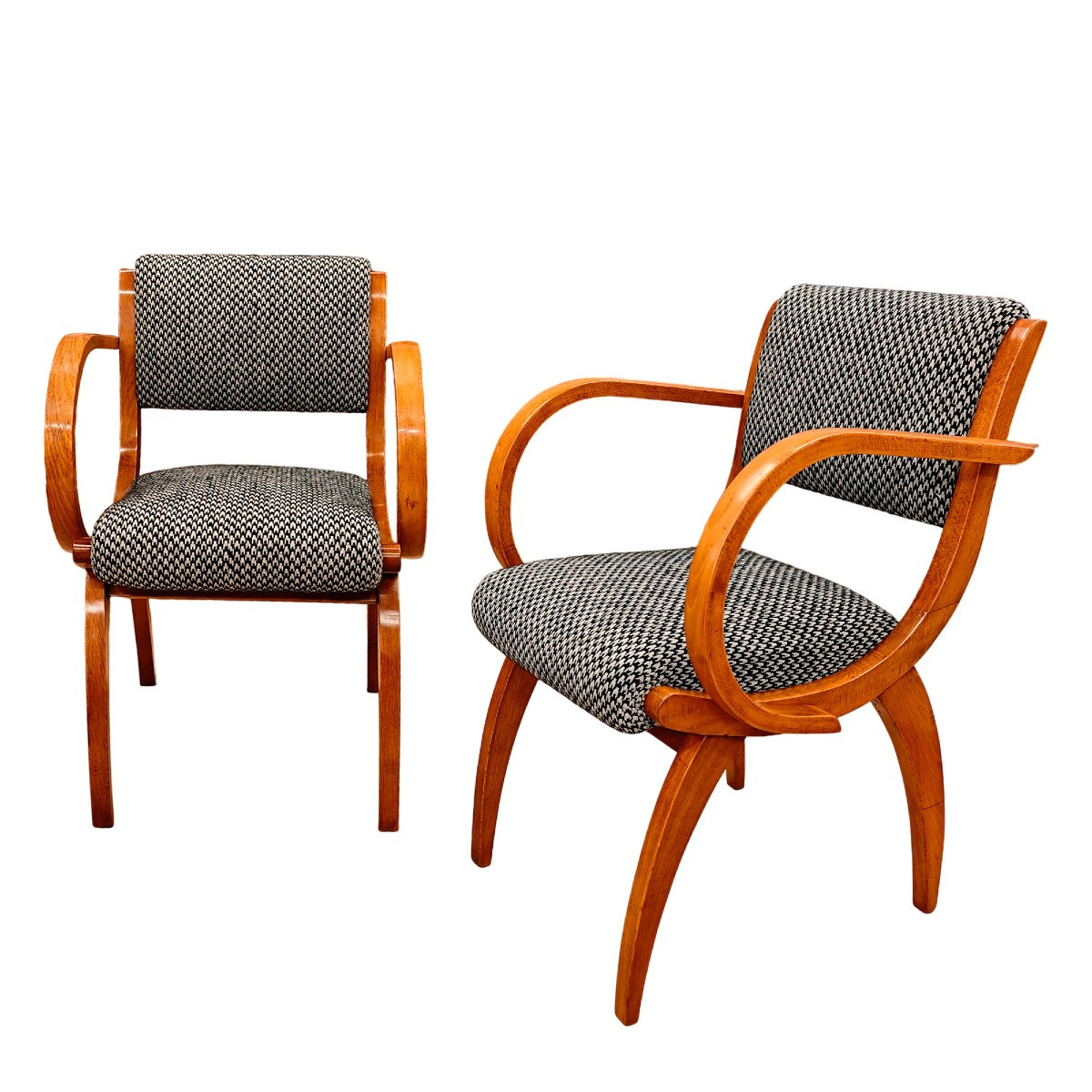 Pair Of Bridge Chairs By Stella – France 1950