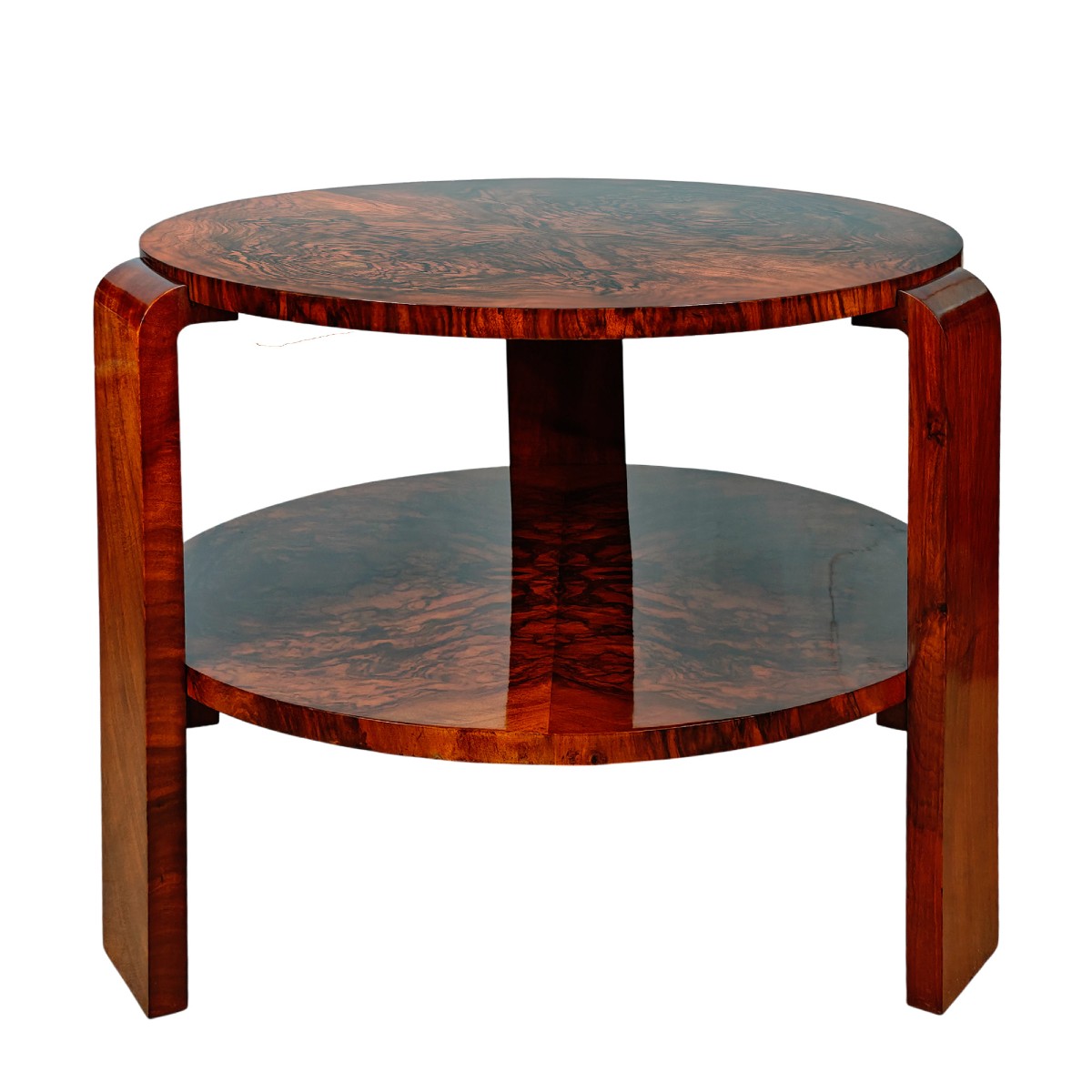 Art Deco Tripod Side Table – France 1930-photo-3