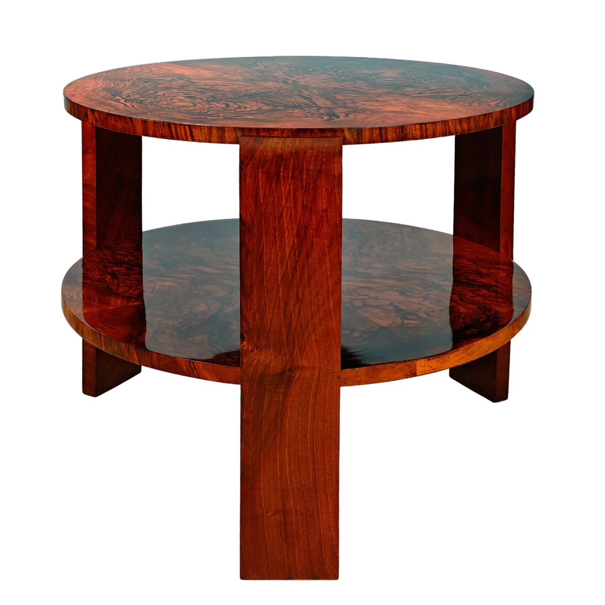 Art Deco Tripod Side Table – France 1930