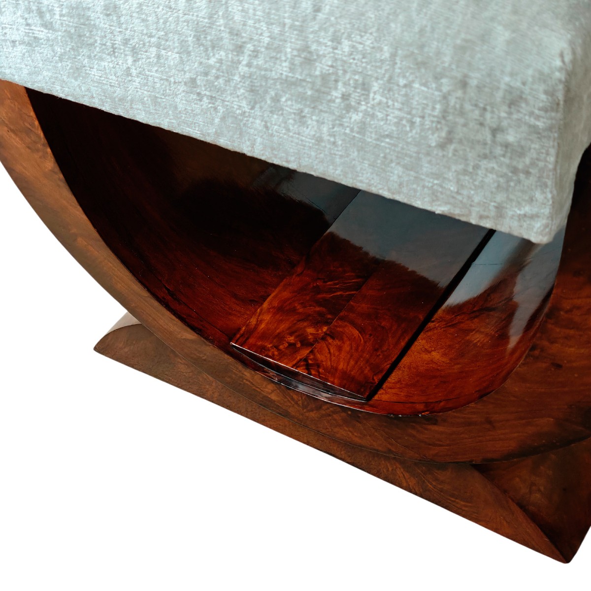 Art Deco "tulip" Pouf – France 1930-photo-2