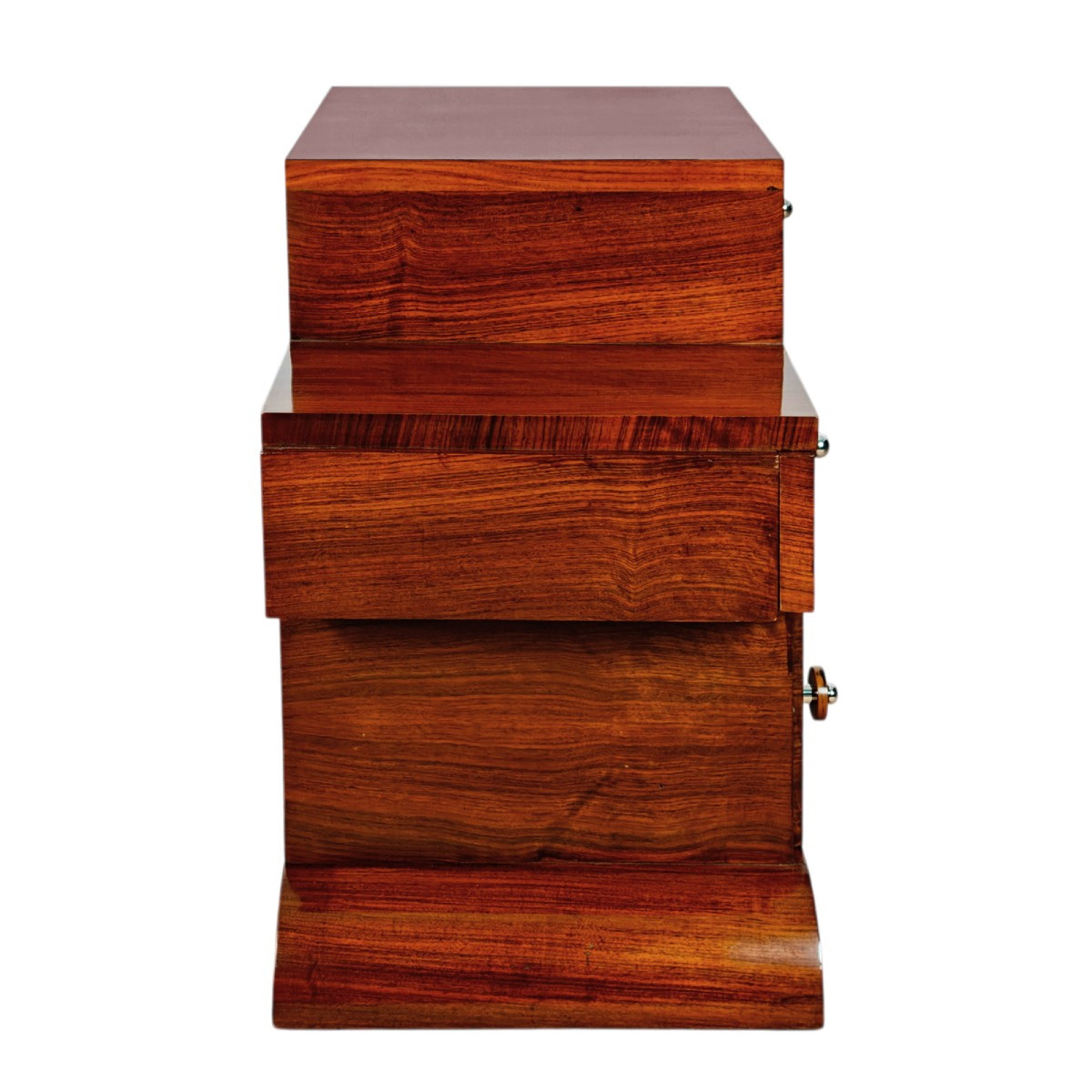 Paire de chevets Art Déco cubistes – Barcelone 1930-photo-2