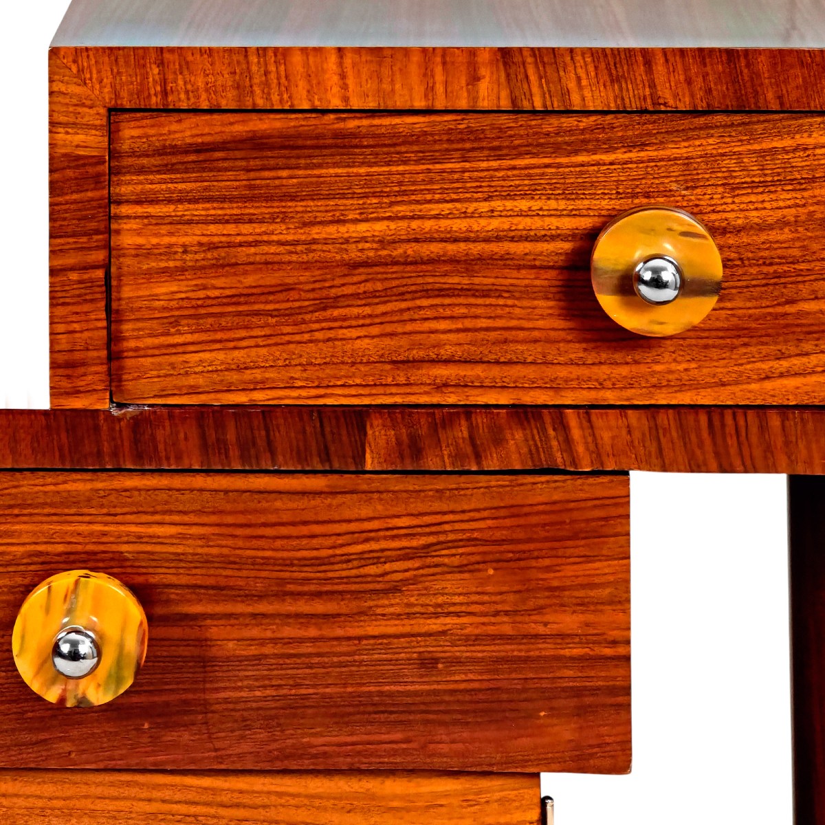 Paire de chevets Art Déco cubistes – Barcelone 1930-photo-7