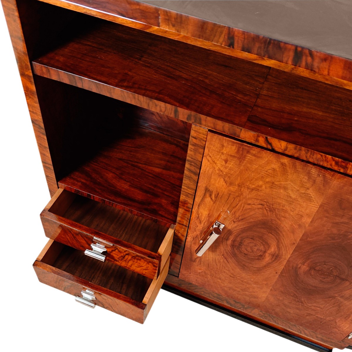 Petit meuble-bar Art Déco – Espagne 1930-photo-3