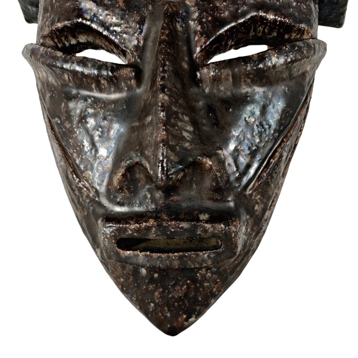 Large Art Deco Decorative Mask - Belgium 1930-photo-4