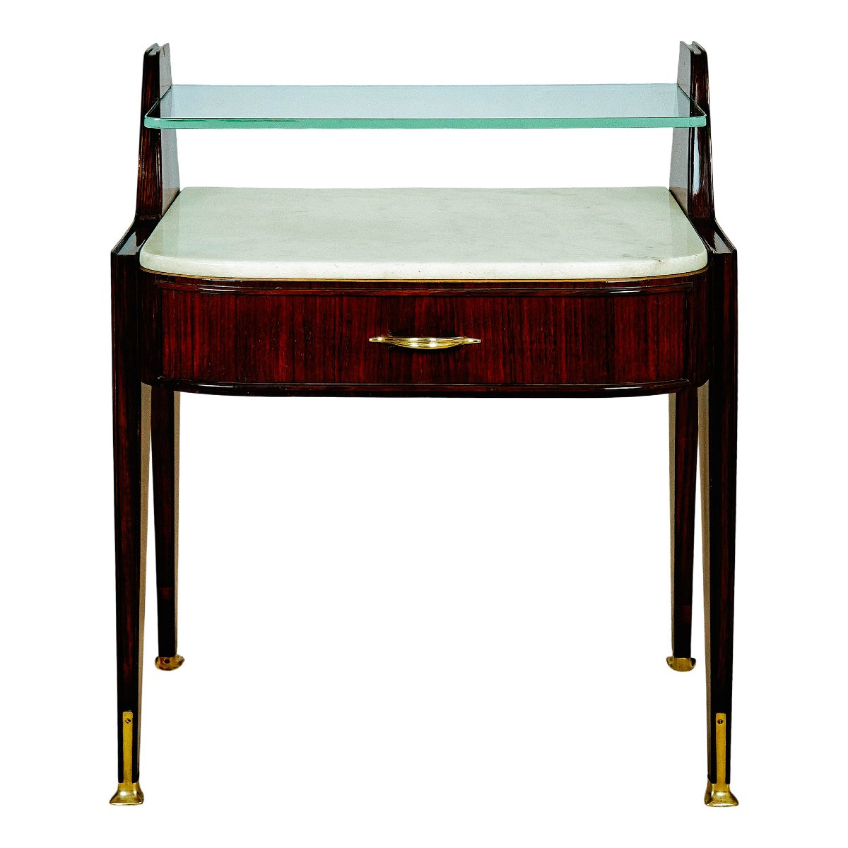 Pair Of Nightstands Attributed To Vittorio Dassi – Italy, 1950-photo-2