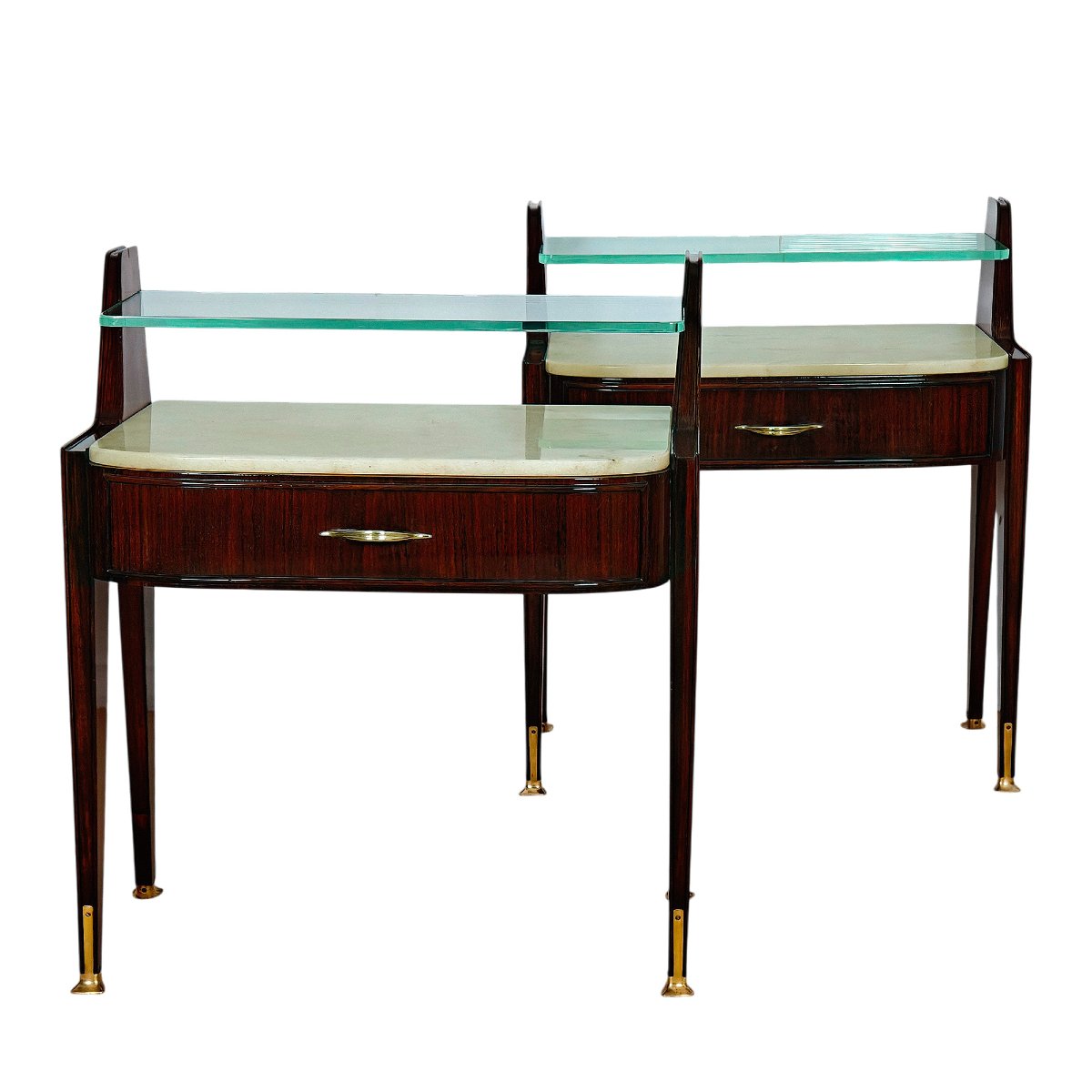 Pair Of Nightstands Attributed To Vittorio Dassi – Italy, 1950