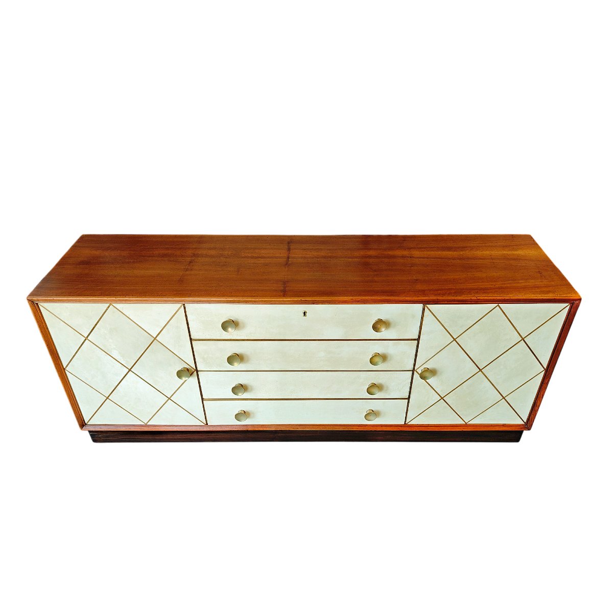 Art Deco Low Sideboard – Italy, 1935-photo-3