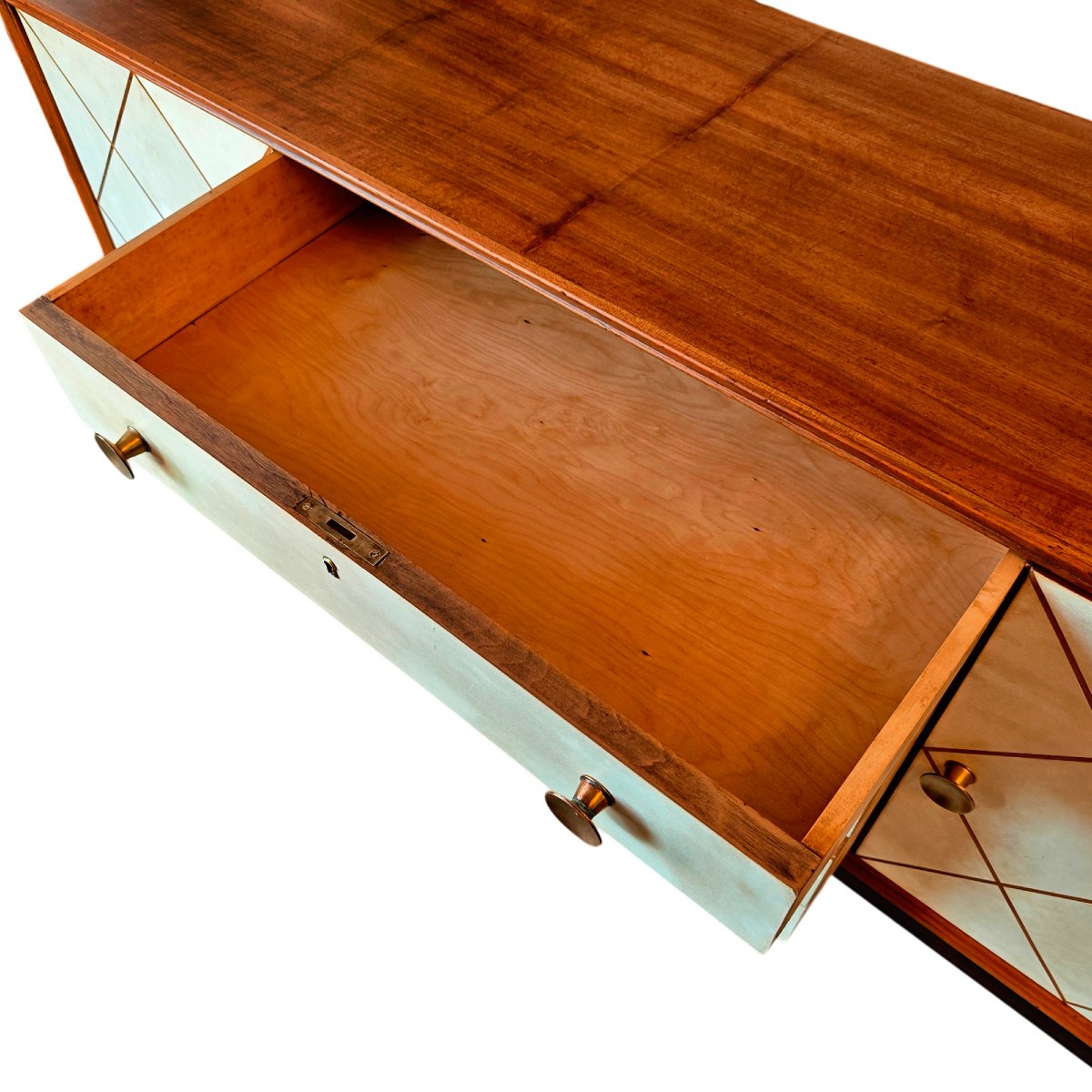 Art Deco Low Sideboard – Italy, 1935-photo-3