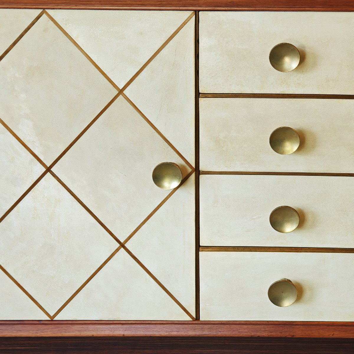 Art Deco Low Sideboard – Italy, 1935-photo-4