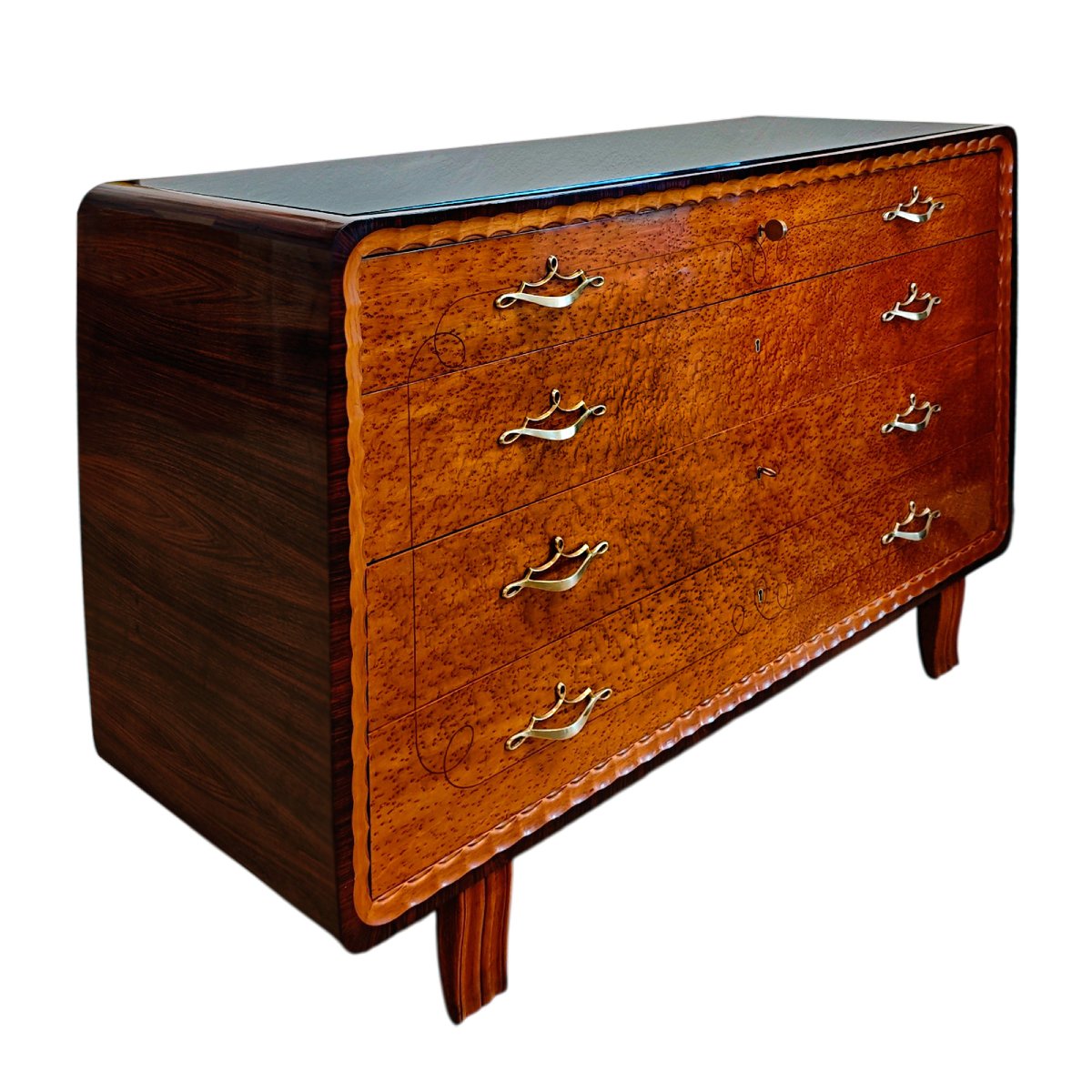 Commode à quatre tiroirs – Italie 1940-photo-2