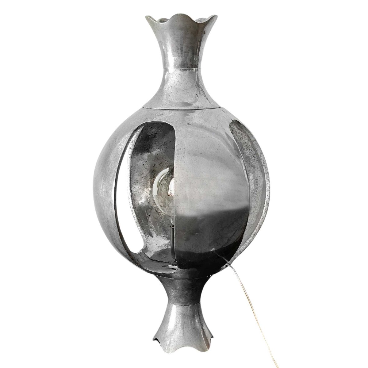 Lampe brutaliste de forme libre – France 1970-photo-2