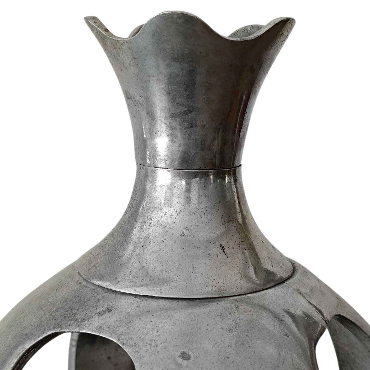 Lampe brutaliste de forme libre – France 1970-photo-4