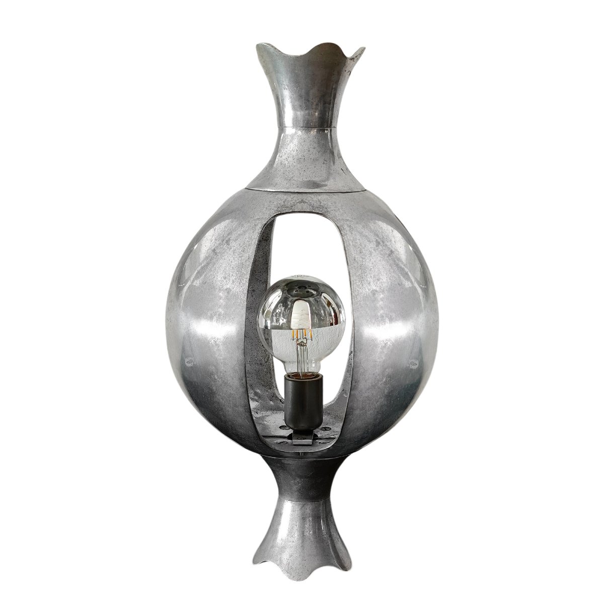 Lampe brutaliste de forme libre – France 1970