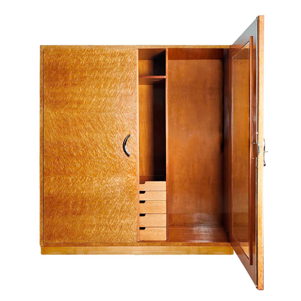 Art Deco Two-door Wardrobe – Barcelona, 1930-photo-3