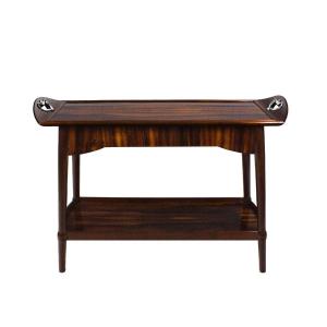 Art Nouveau Serving Table In Solid Rosewood - France 1900