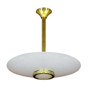 Art Deco Saucer Pendant – France 1935