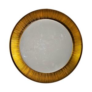 Small Brass Mirror - Spain 1960