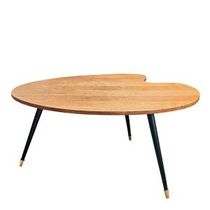 Table de centre en chêne – France 1950