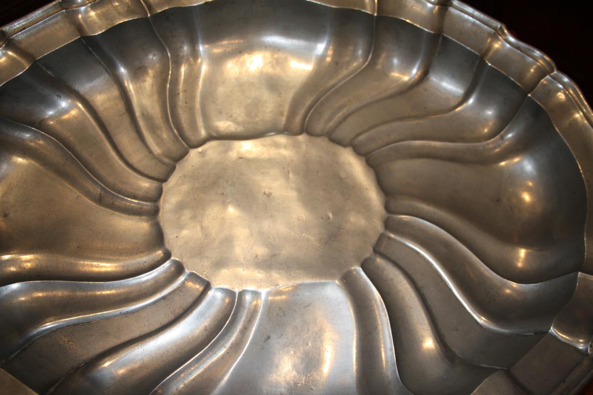 Plat Ovale En Etain-photo-4