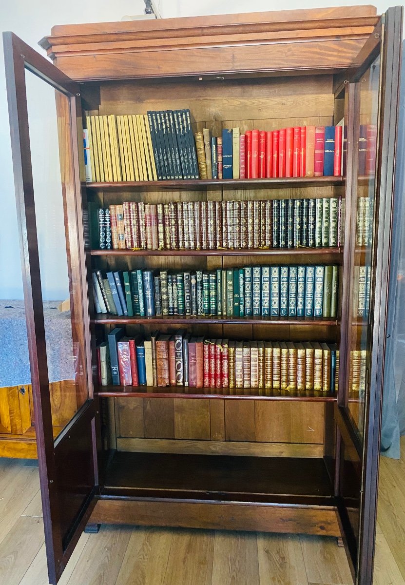 Louis Philippe Library In Period Mahogany-photo-8