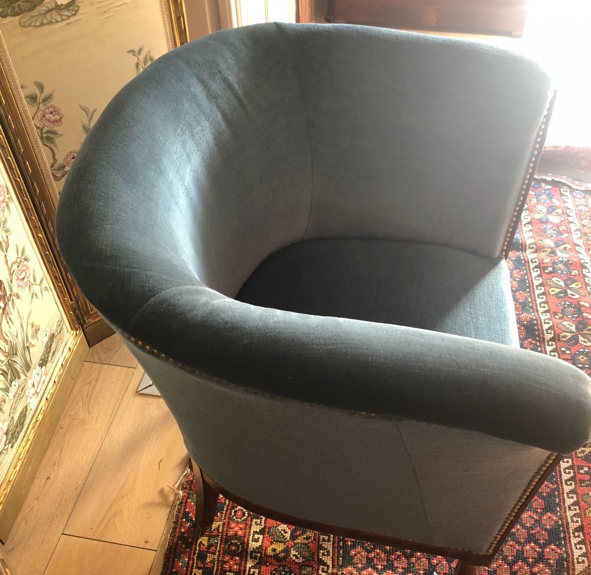 Fauteuil  Tonneau Année 30-40 -photo-2