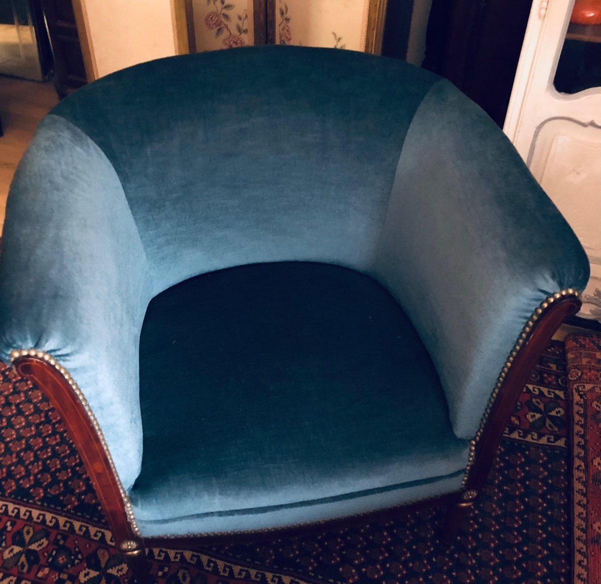 Fauteuil  Tonneau Année 30-40 -photo-1