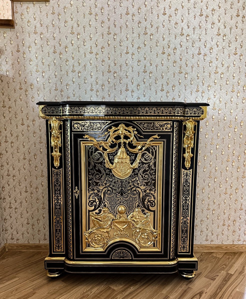 Tahan Jean Lambert Tahan Paris Cabinet Boulle 19th Century