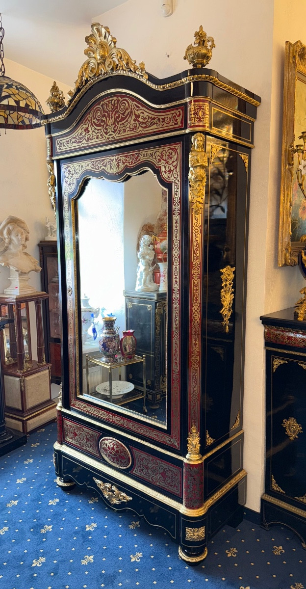 grande armoire Boulle Auguste Delafontaine-photo-2