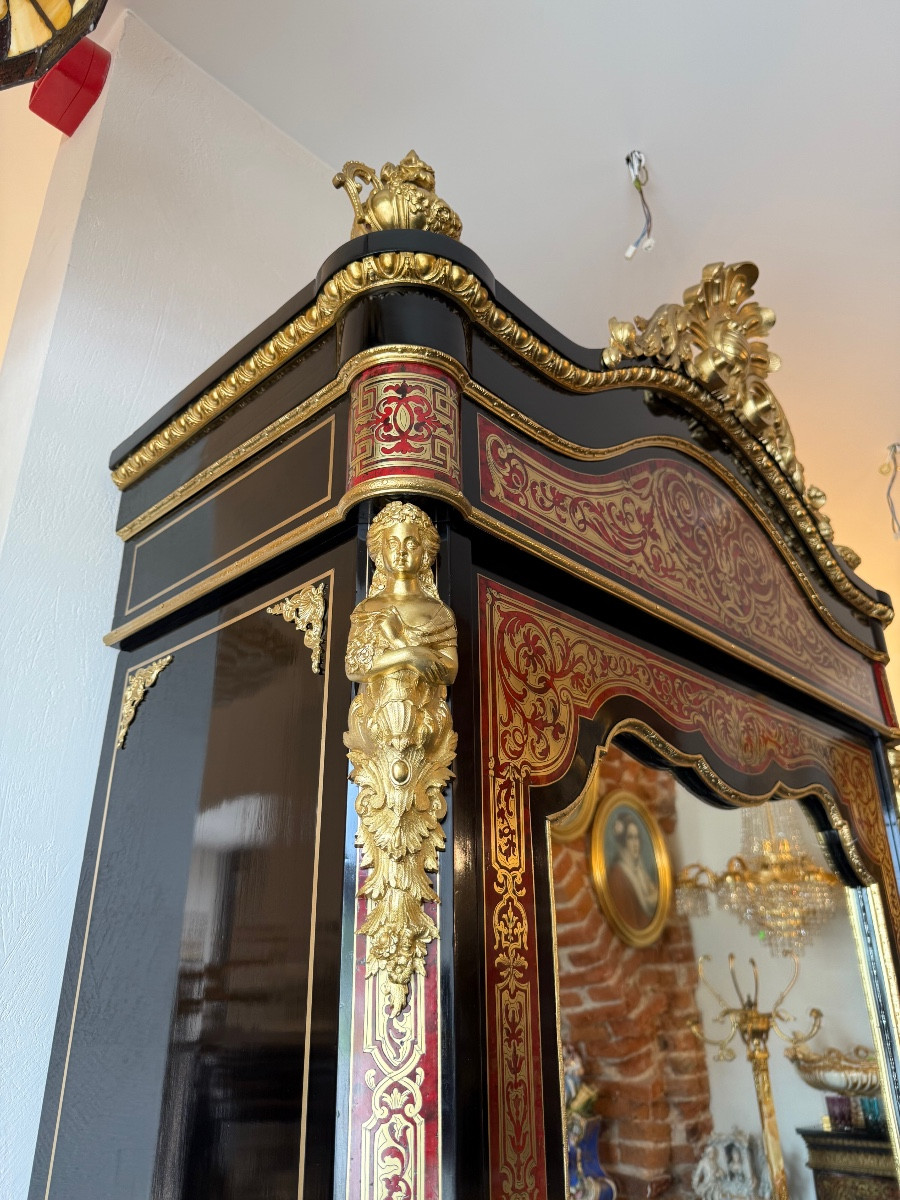 grande armoire Boulle Auguste Delafontaine-photo-1