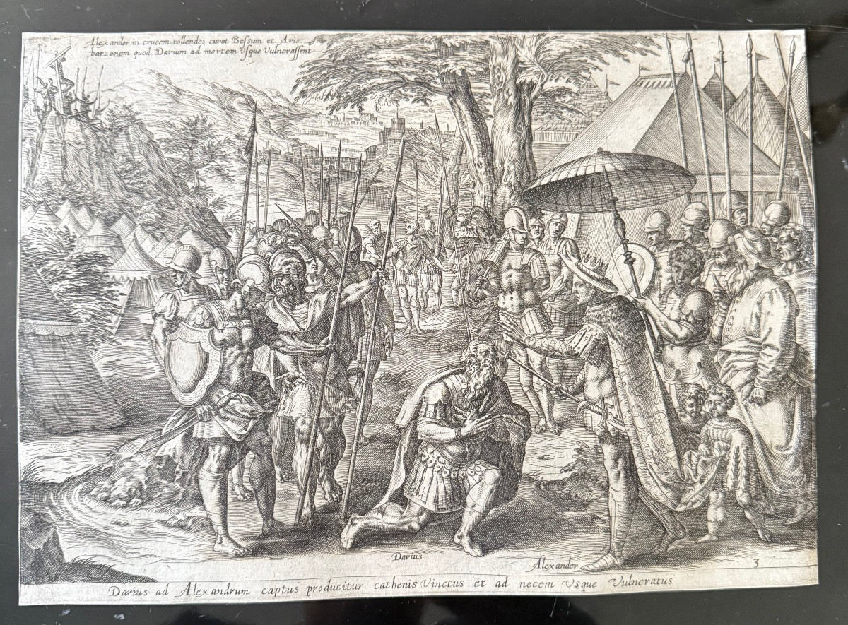 Ensemble de 6 gravures anciennes – Philips Galle (XVIᵉ–XVIIᵉ siècle)-photo-3