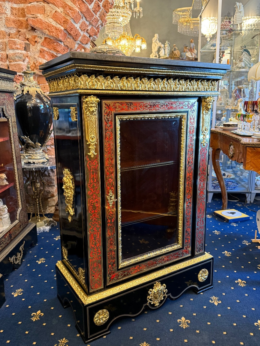 Signed Pretot, 19th Century Boulle Furniture-photo-2