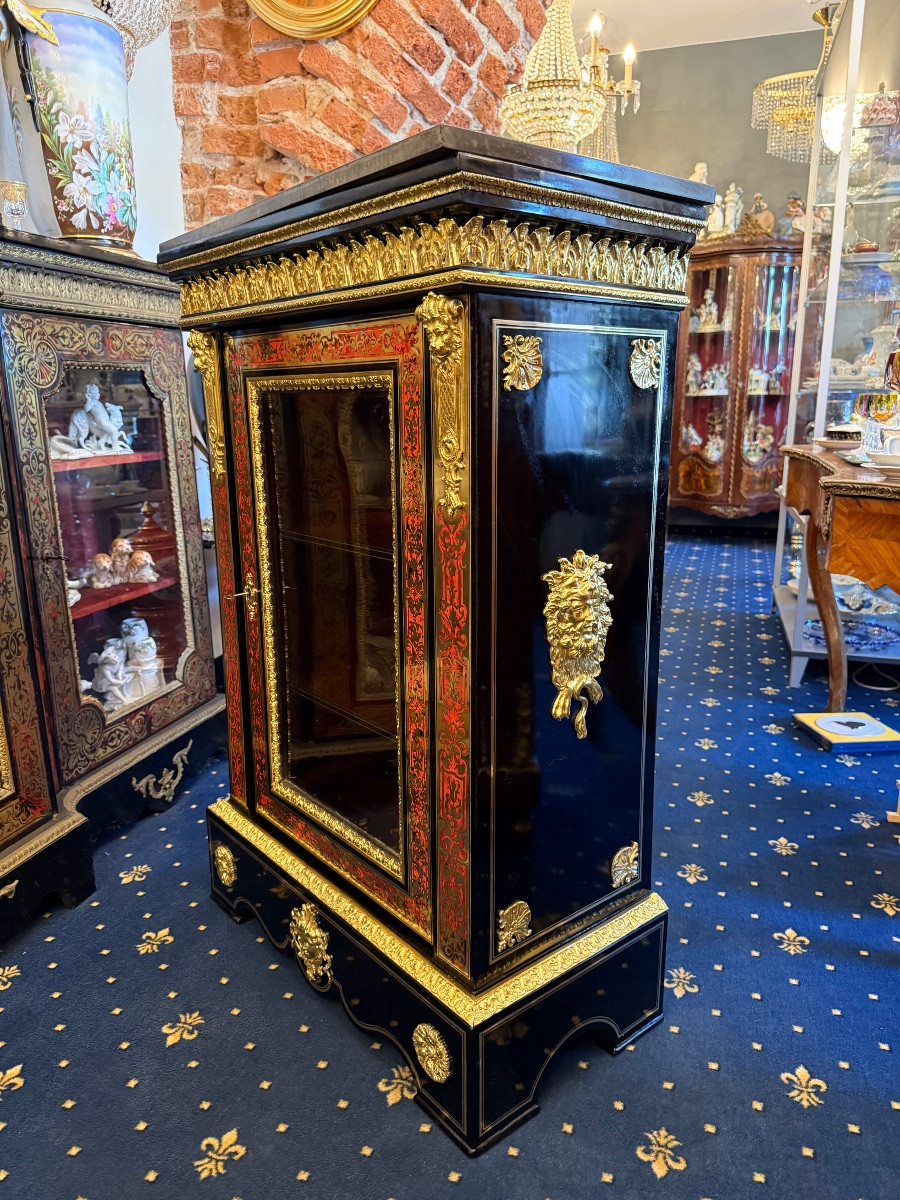 Signed Pretot, 19th Century Boulle Furniture-photo-3