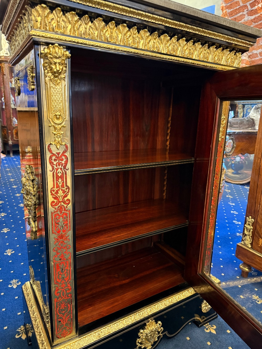 Signed Pretot, 19th Century Boulle Furniture-photo-1