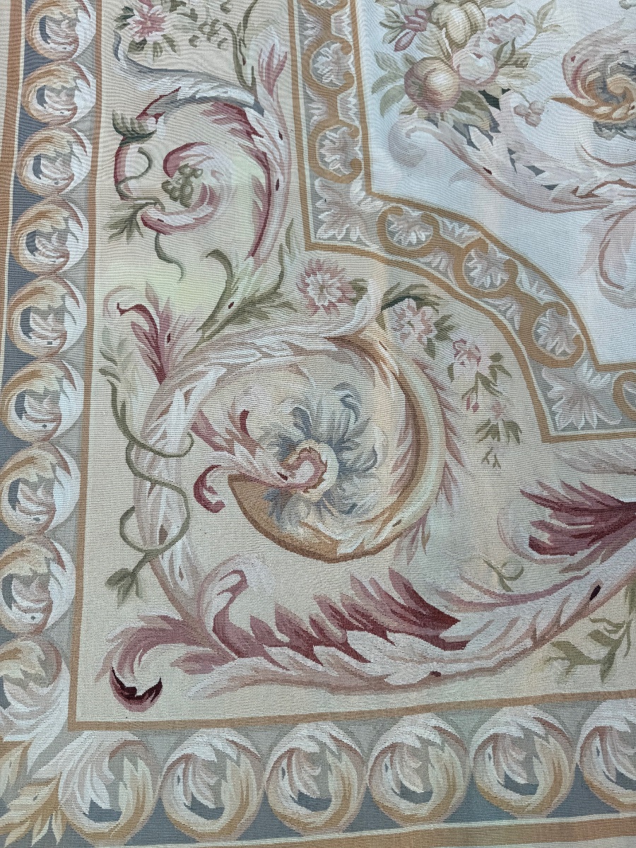Large, Handmade Aubusson Rug-photo-3