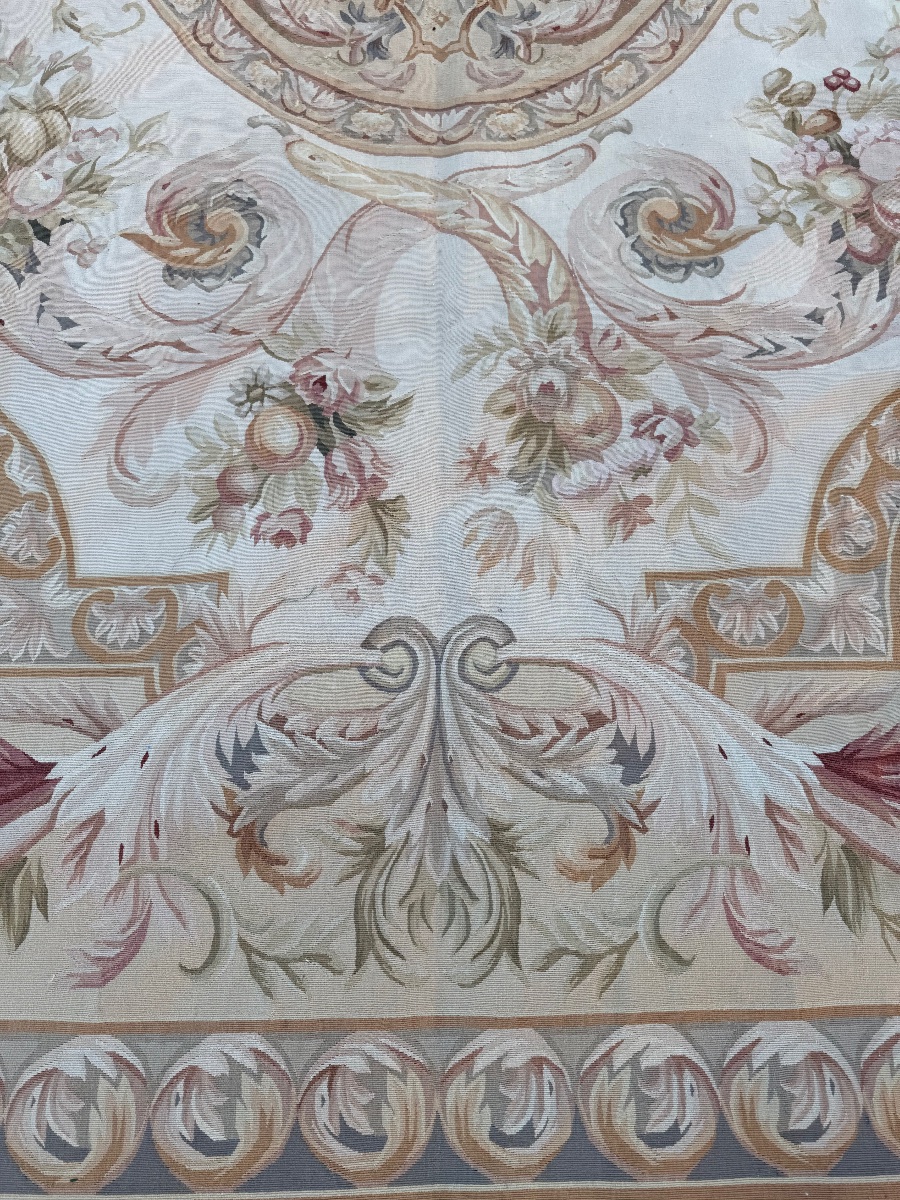 Large, Handmade Aubusson Rug-photo-4