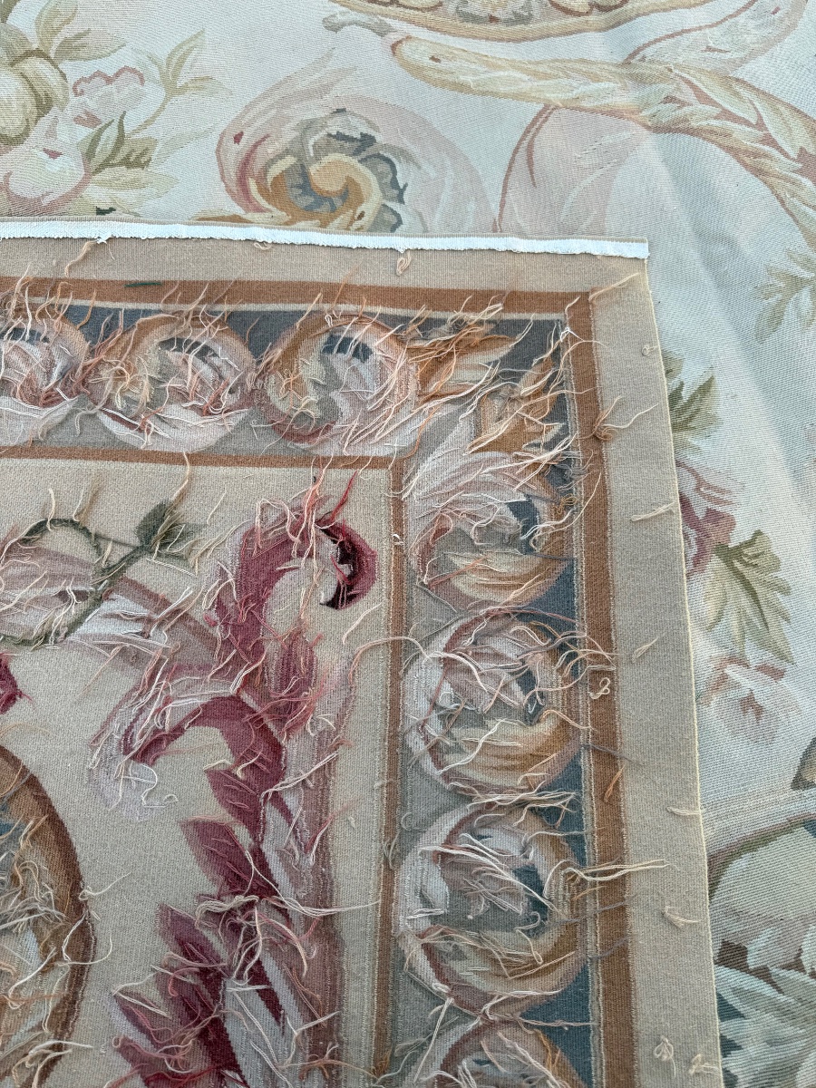 Large, Handmade Aubusson Rug-photo-3