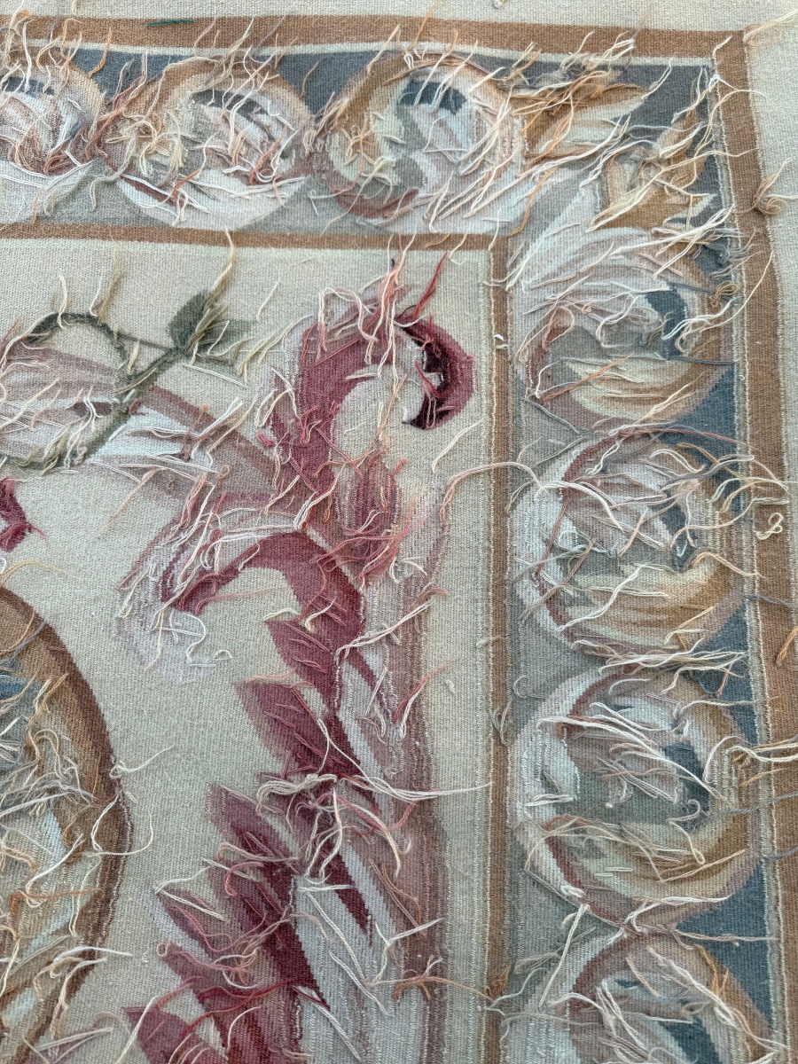 Large, Handmade Aubusson Rug-photo-4