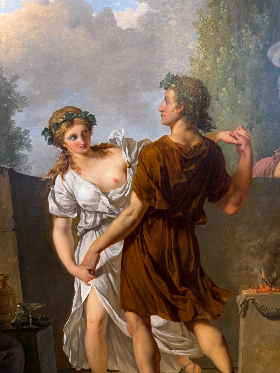 Italy, 18th Century, Antiquity, Painting On Wood, Large Format.-photo-3