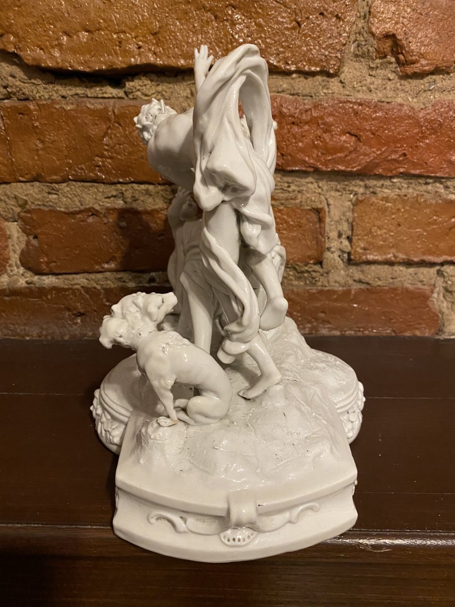 TOURNAI porcelaine groupe statue, Soft-paste porcelain, glazed-photo-4