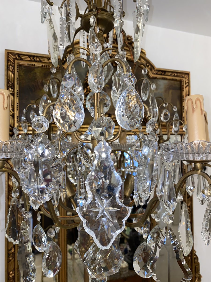 Louis XVI Style Crystal Chandeliers Suite-photo-1