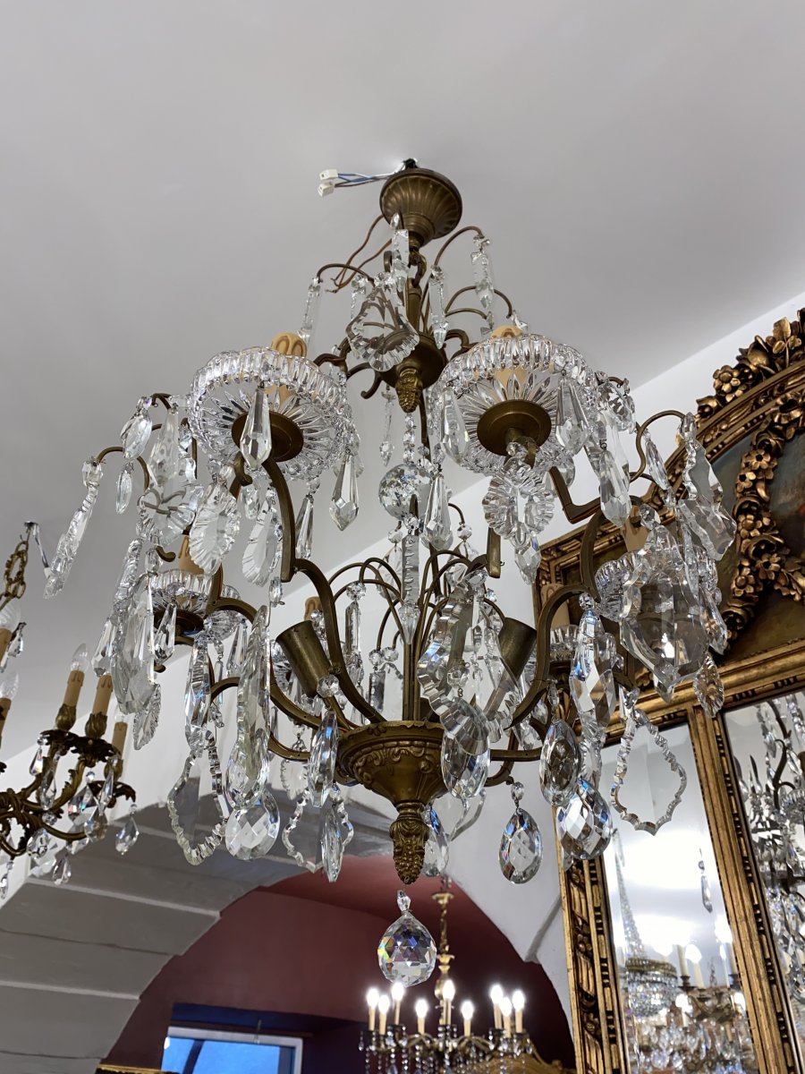 Louis XVI Style Crystal Chandeliers Suite-photo-5