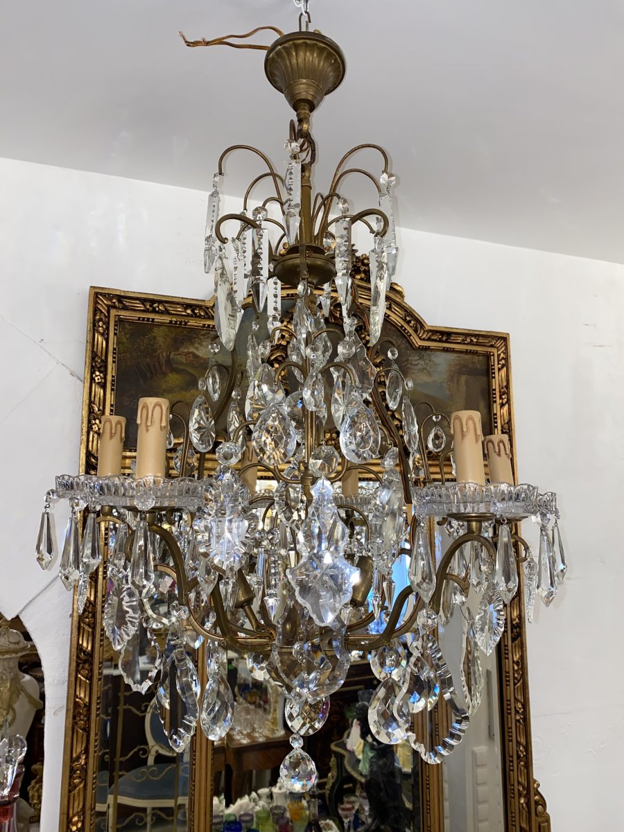 Louis XVI Style Crystal Chandeliers Suite