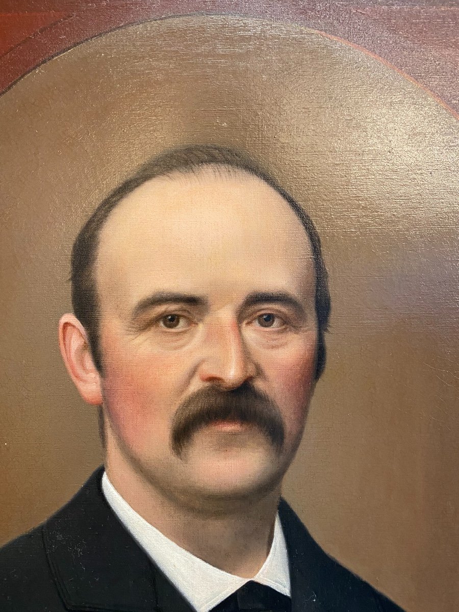 Hendrik Antoon Pothast Dutch Painter 19th Century Portraits-photo-2