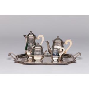 Minerva 5-piece Sterling Silver Coffee Set
