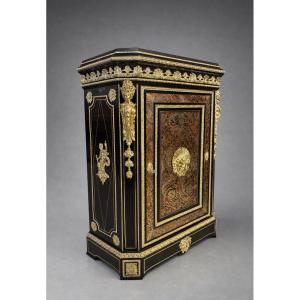 Boulle Marquetry Furniture, Napoleon III Period, 19th Century
