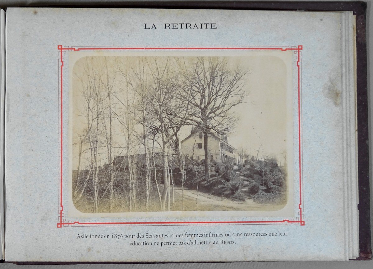 Album du XIX&egrave;me Si&egrave;cle, 12 Photographies 17,5x13cm sur  Papier Sal&eacute;, Les Asiles John Bost &agrave; La Force Dordogne, Laforce-photo-5