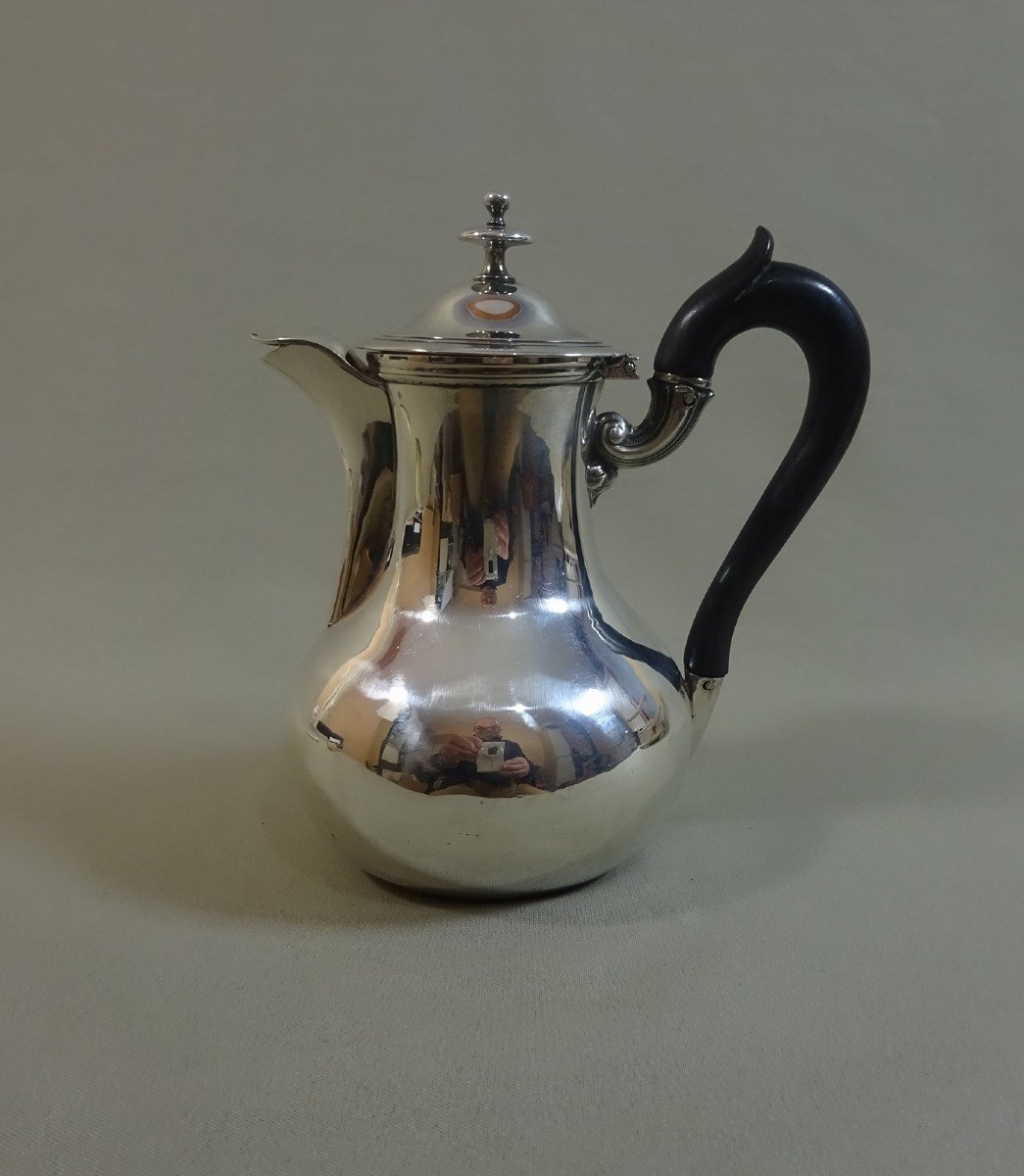 Charming Small 19th Century Minerva Silver Pouring Pot, Hallmarked To Be Identified-photo-2