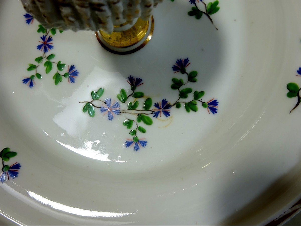 Sèvres, Paris, Couvercle De Glacière Du XVIIIe Siècle En Porcelaine, Décor Aux Barbeaux, si Cher à Marie-Antoinette-photo-3