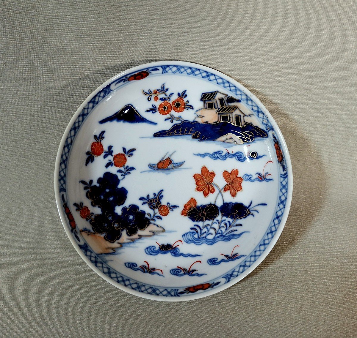 Chine Compagnie des Indes, Bols ou Sorbet en Porcelaine, P&eacute;riode Qianlong,  Style Japon Imari-photo-2