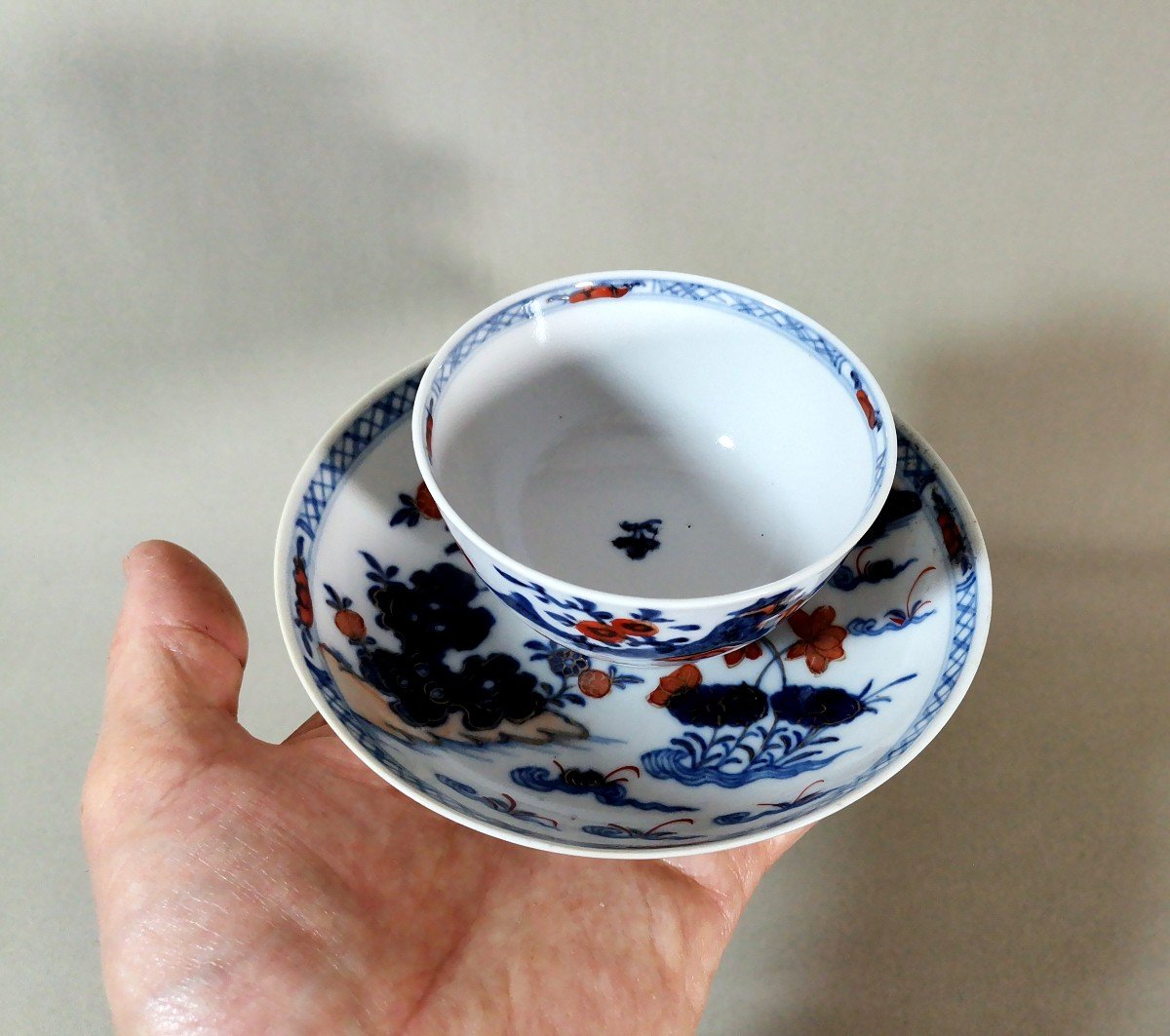 Chine Compagnie des Indes, Bols ou Sorbet en Porcelaine, P&eacute;riode Qianlong,  Style Japon Imari-photo-8